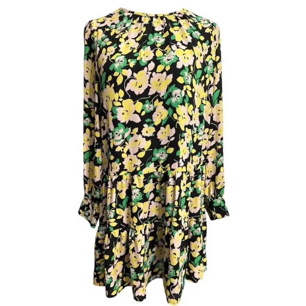 Who What Wear Floral Long-Sleeved Dress Size‎ S